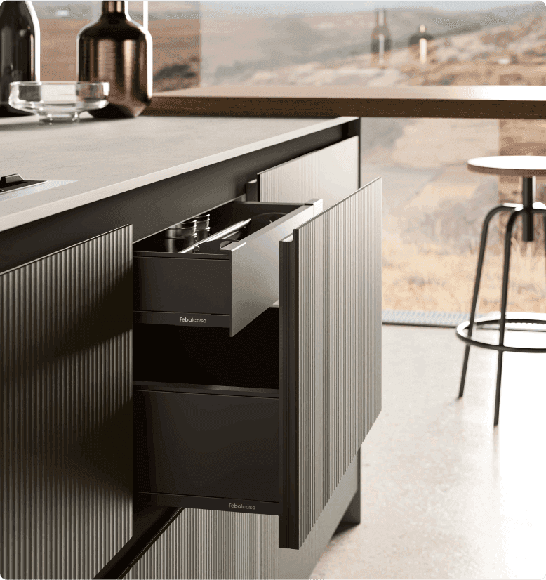 Rectangle Kitchen Layout with Island